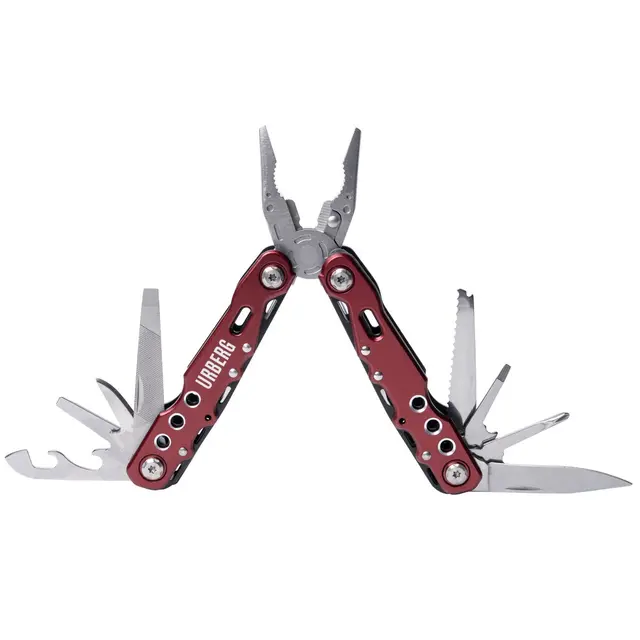Urberg Multi Tool G2 Red Kompakt multiverktyg med 14 verktyg 