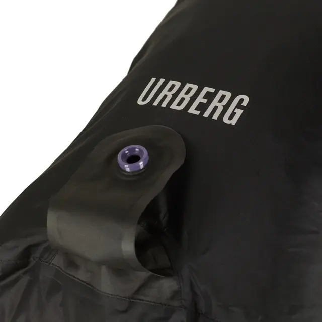 Urberg Pump Bag Jet Black Drybag Pump Bag med Roll-Topp 