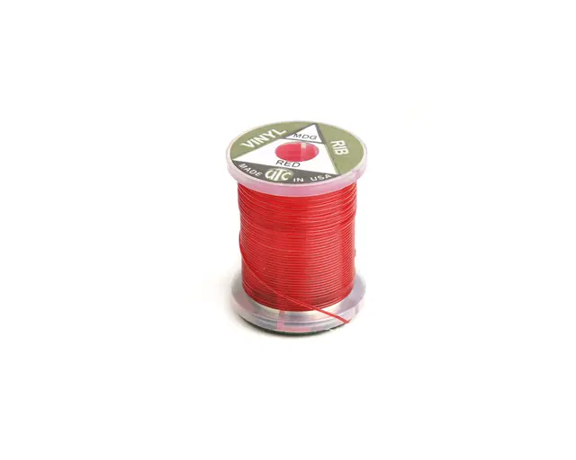 UTC Vinyl D Rib Midge Red Nymfmaterial 
