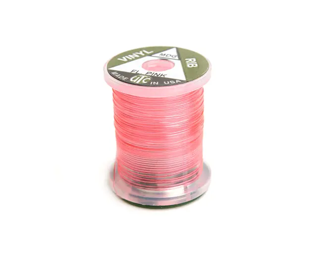 UTC Vinyl D Rib Midge Fl. Pink Nymfmaterial 