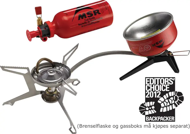 MSR WhisperLite Universal Stove En fullblods flerbränslebrännare 