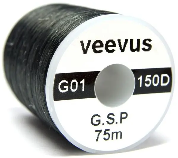 Veevus G.S.P Bindtråd  Black 150D Robust gelspunnen polyeten 