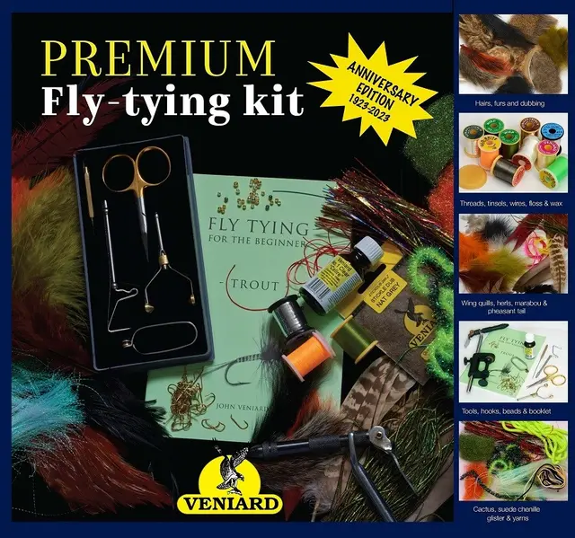 Veniard Premium Fly Tying Kit 100år Flugbindningsset anniversary edition 