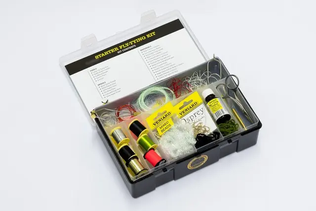 Veniard Starter Fly Tying Kit Fluebindesett med alt det nødvendige 