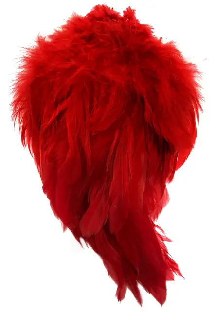 Veniard Schlappen - Fluo Red Fantastiskt fint naturmaterial 