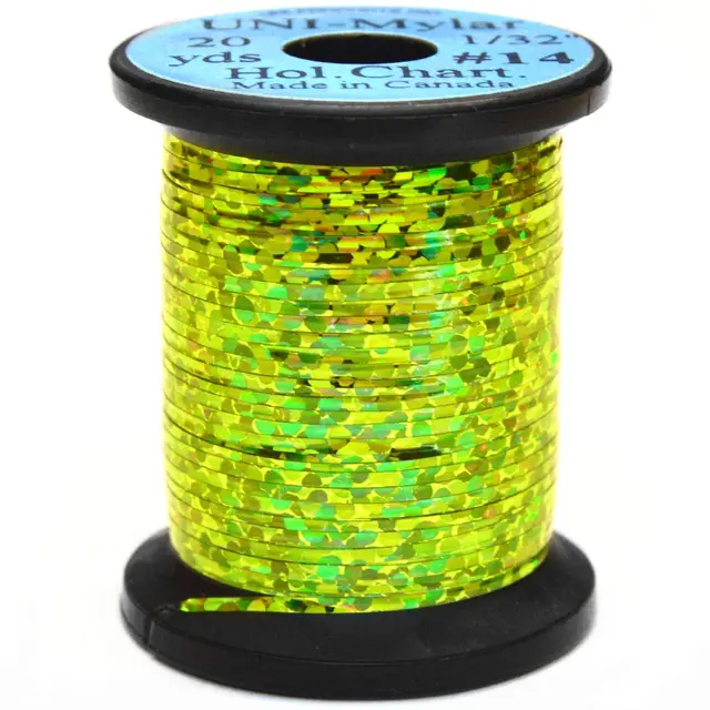 UNI Holographic Mylar - Chartreuse Holo. Medium #14 