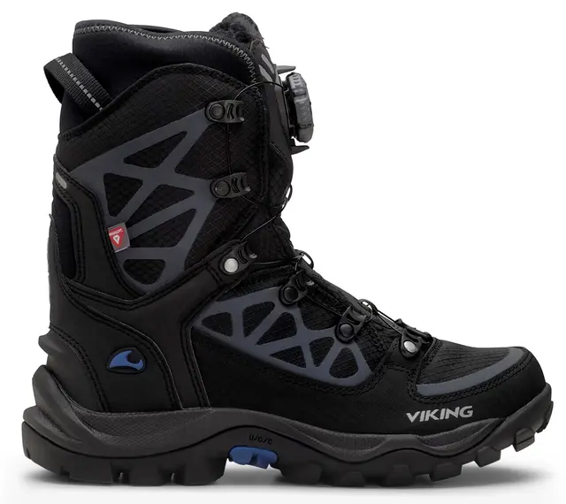 Viking Constrictor 3 High WP BOA 39 Isolert og godt grep, Black/Silver 