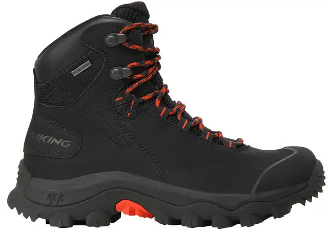Viking Villrein Mid GTX W Black/Red 36 Mångsidig medelhög jaktkänga till dam 