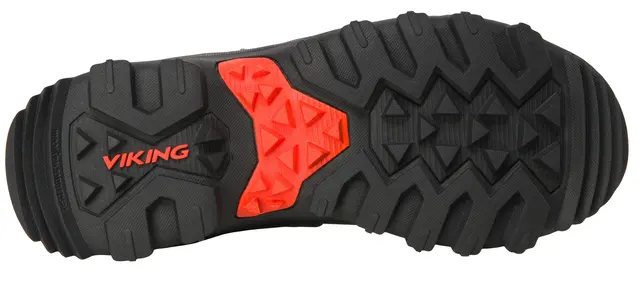 Viking Villrein Mid GTX W Black/Red 36 Mångsidig medelhög jaktkänga till dam 