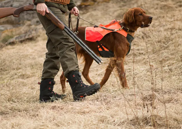 Viking Villrein High GTX BOA BlackRed 39 Hög jaktkänga med skön komfort 