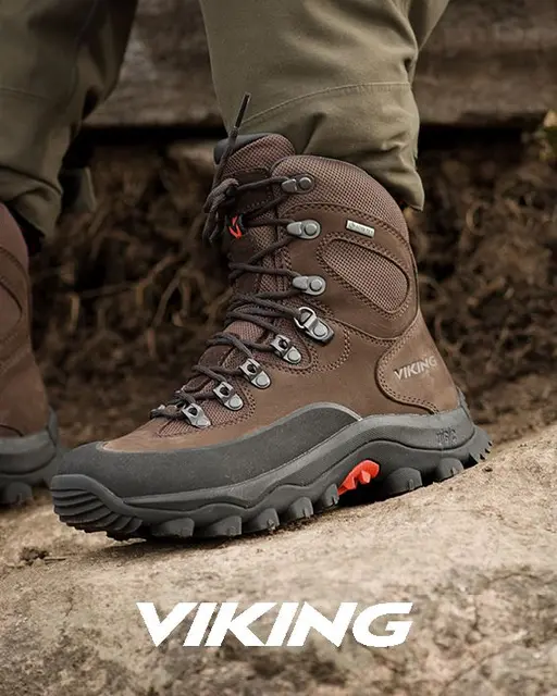 Viking Villrein High GTX M Dark Brown 41 Hög jaktkänga med skön komfort 