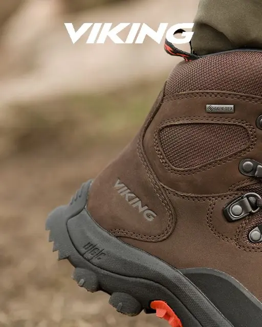 Viking Villrein High GTX M Dark Brown 41 Hög jaktkänga med skön komfort 