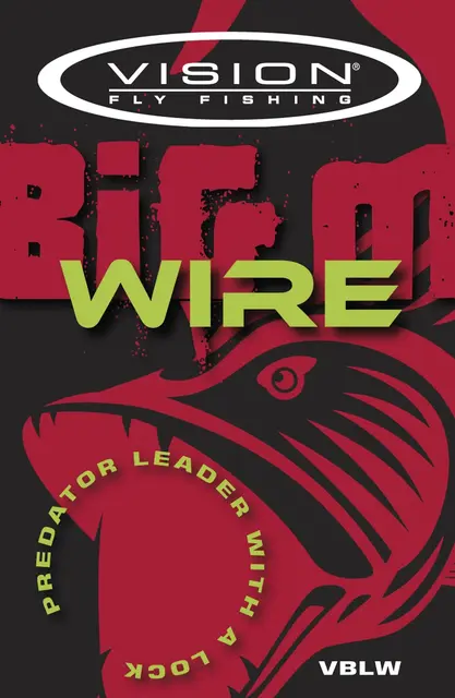 Vision Big Mama Wire Leader 1,6'/50cm med Mustad´s Fastach 
