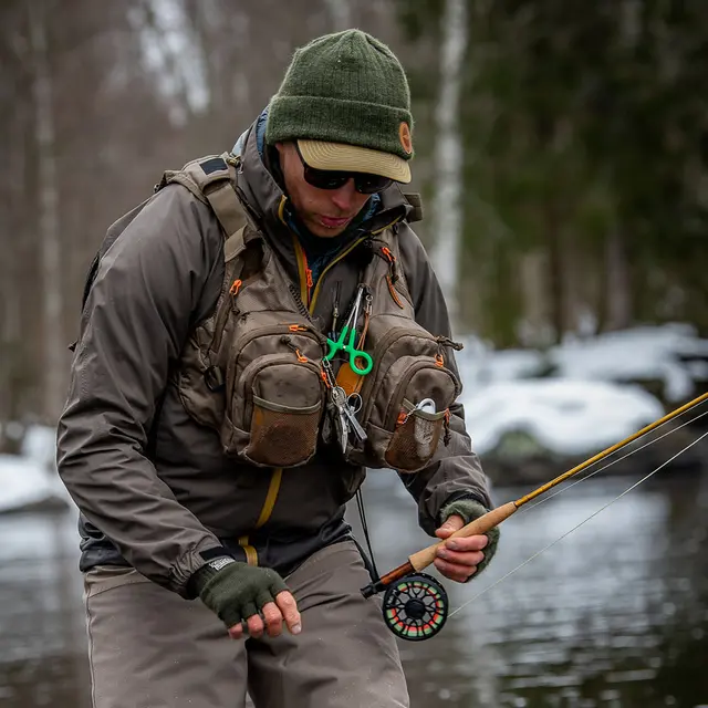 Vision Mega Bra flugfiskeväst Olive 