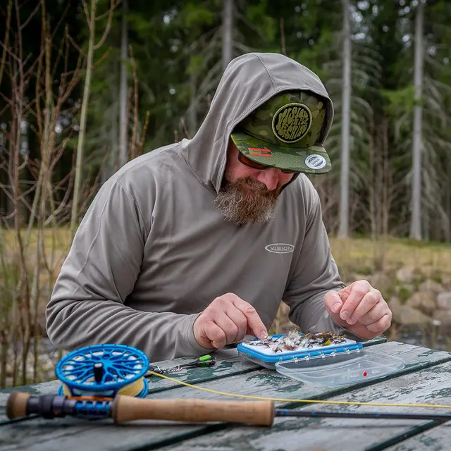 Vision Bamboo Bug & UV Hoodie S PaleO Teknisk Luvtröja med myggmedel 