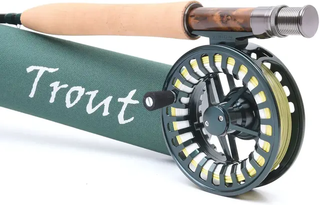 Vision Trout Outfit 9' #6 Komplett fluesett 