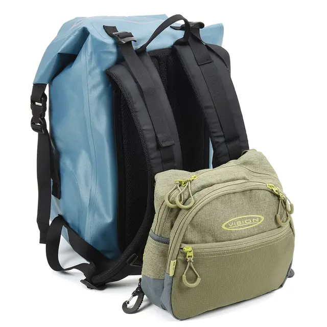 Vision Mycket Bra flugfiskeväst Olive 