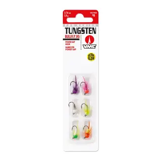 VMC Tungsten Bullfly Kit 6st Glow