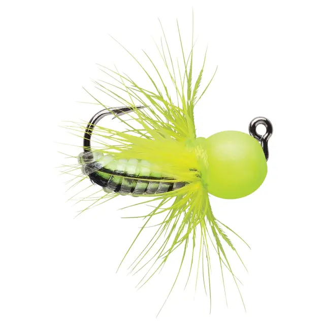 VMC Tungsten Fly Jig 1,8g 2pk Glow Chartreuse 