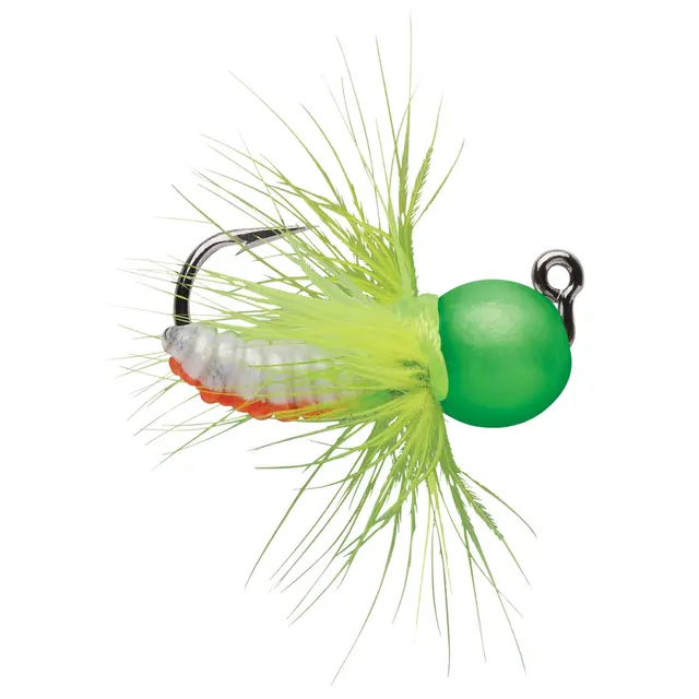 VMC Tungsten Fly Jig 1,8g 2pk Green Orange Glow 