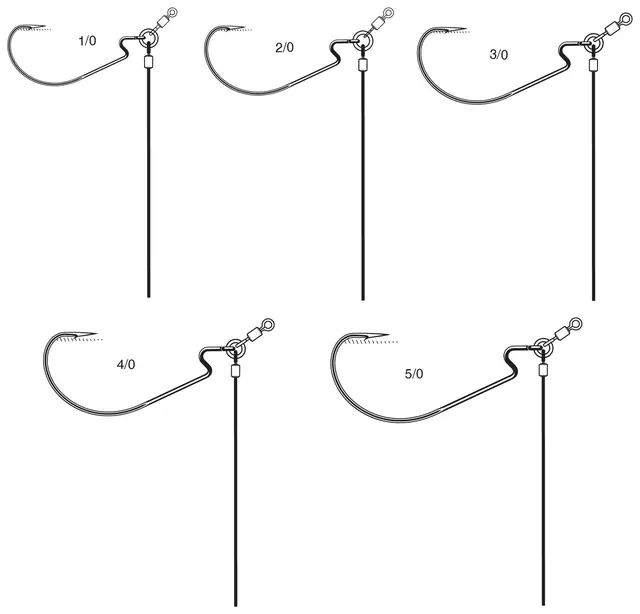 VMC 7342TK Tokyo Rig Light #1/0 Tokyo Rig 