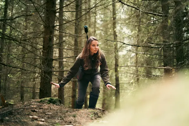 Vorn LT12 Ash Green 12L Jaktryggsäck med Quick Rifle Release 