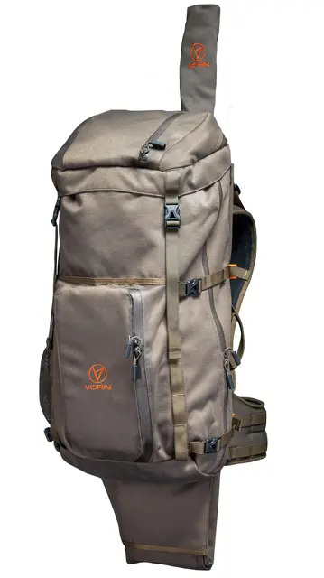 Vorn EV45 Ash Green 45L jaktsekk med Quick Rifle Release 