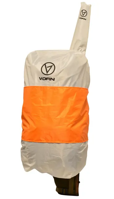 Vorn Snöskydd White/Blaze Praktiskt snökydd till Vorn jaktryggsäck 