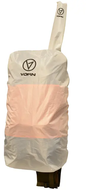 Vorn Snöskydd White/Blaze Praktiskt snökydd till Vorn jaktryggsäck 