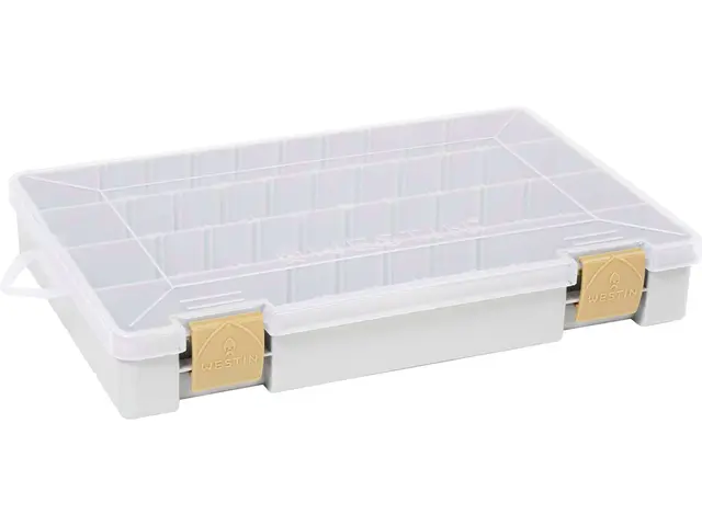 Westin W3 Tackle Box 27,5x18,5x4,5cm Grey/Clear 