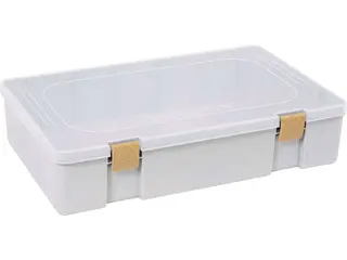 Westin W3 Game Tackle Box Grey/Clear betesbox i &#246;ppen design