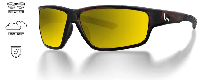 Westin W6 Sport 20 Matte Brown Stripe Solglasögon designat för sportfiskare 