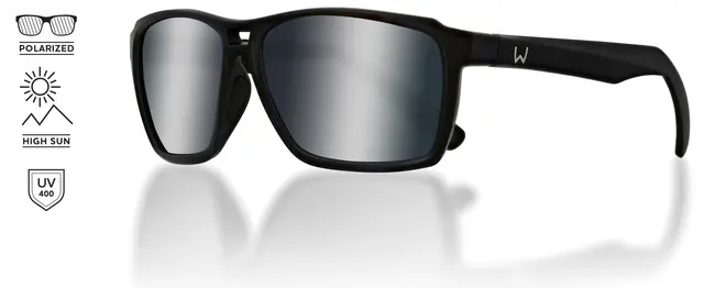 Westin W6 Street 150 Matte Black Smoke Solglasögon designat för sportfiskare 