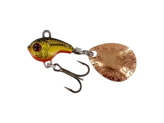 Westin DropBite Tungsten Spin Tail Jig Gold Rush, 13g 