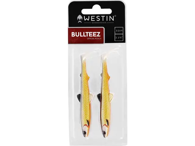 Westin Bullteez Shadtail 9,5cm Black/Chartreuse 2 pk 