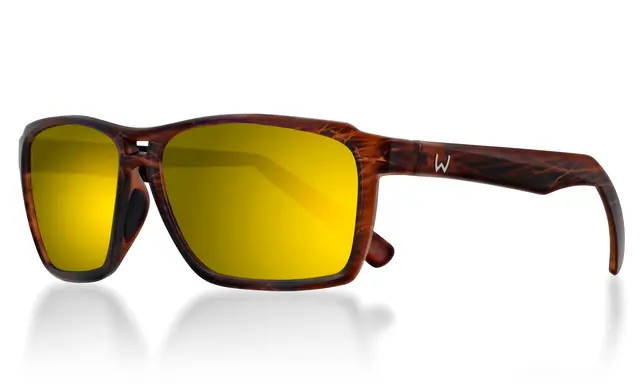 Westin W6 Street 150 Matte Brown Stripe Solglasögon designat för sportfiskare 