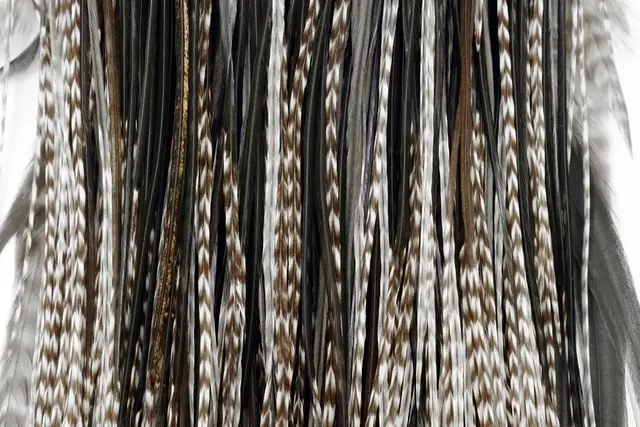 Whiting Hebert Pro Grade Saddle DGrizzly Naturfarget tørrfluehackle 