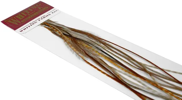 Whiting 100's Saddle Barred Dark #16 Barred Dark Ginger krok #16 