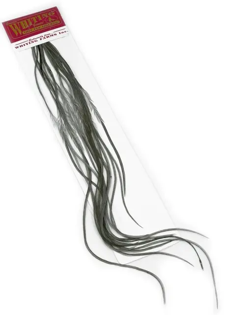 Whiting 100's Saddle White dyed #14 White dyed Dark Dun krok #14 