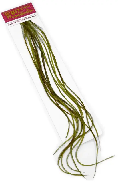 Whiting 100's Saddle White dyed #14 White dyed Dark Olive #14 