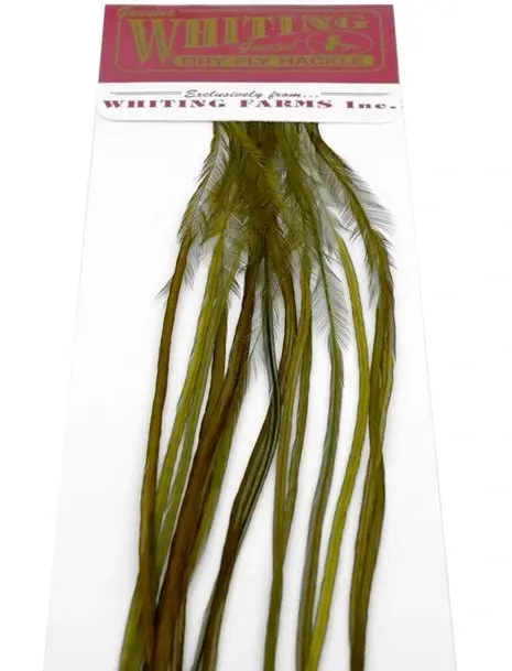 Whiting 100's Saddle White dyed #14 White dyed Dark Olive #14 