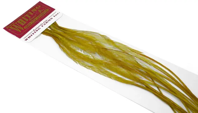 Whiting 100's Saddle White dyed #14 White dyed Golden Olive #14 