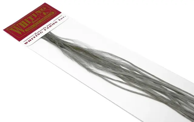 Whiting 100's Saddle White dyed #14 White dyed Medium Dun #14 