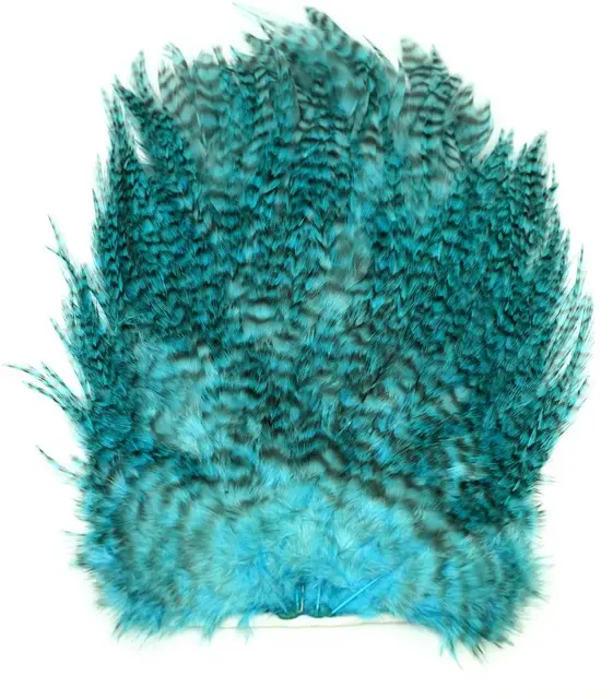 Whiting 4B Rooster Saddle Grizzly Silver Grizzly Silver Dr Blue hanesaddel 