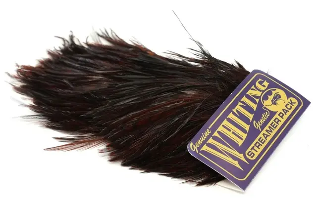 Whiting American Streamer Pack White dyed Coachman Brown 