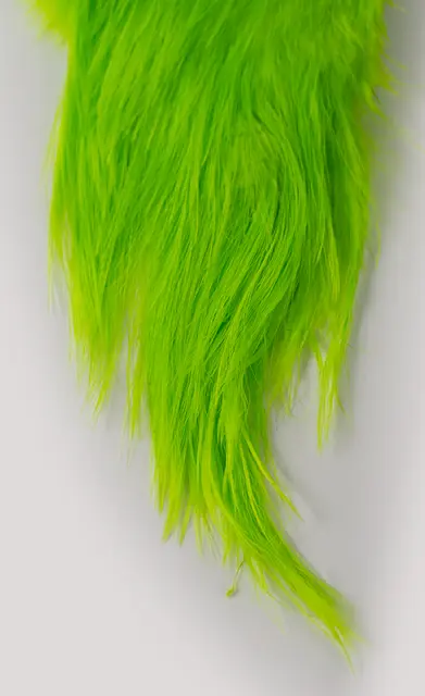 Whiting Bird Fur Fl. Green Chartreuse Fluene blir enda mer levende 