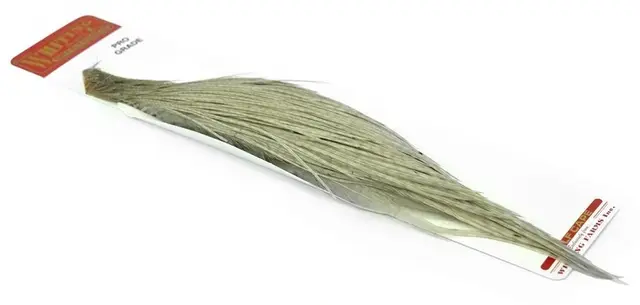 Whiting Pro Grade 1/2 Cape White Dyed L White dyed Light Dun 