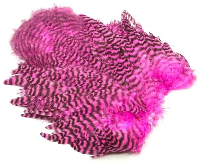 Whiting Rooster SH/C Grizzly Grizzly dyed Pink 