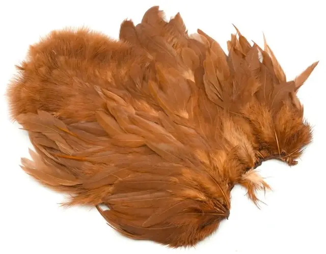 Whiting Rooster SH/C White White dyed Brown 