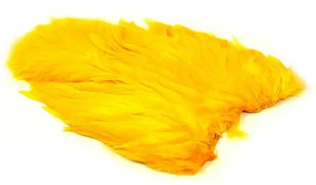 Whiting Rooster SH/C White White dyed Golden Yellow 